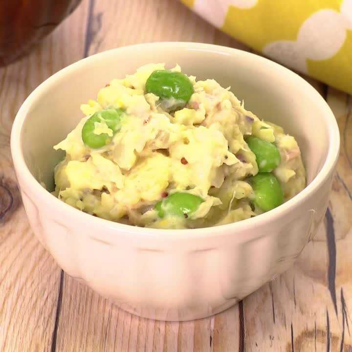 さつまいもと枝豆のマヨサラダ