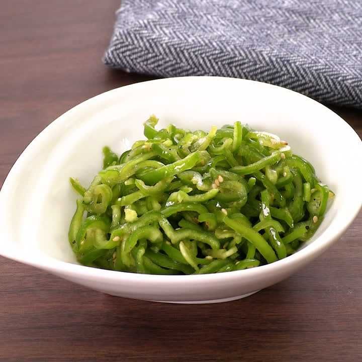 ピーマンのゆずこしょうナムル