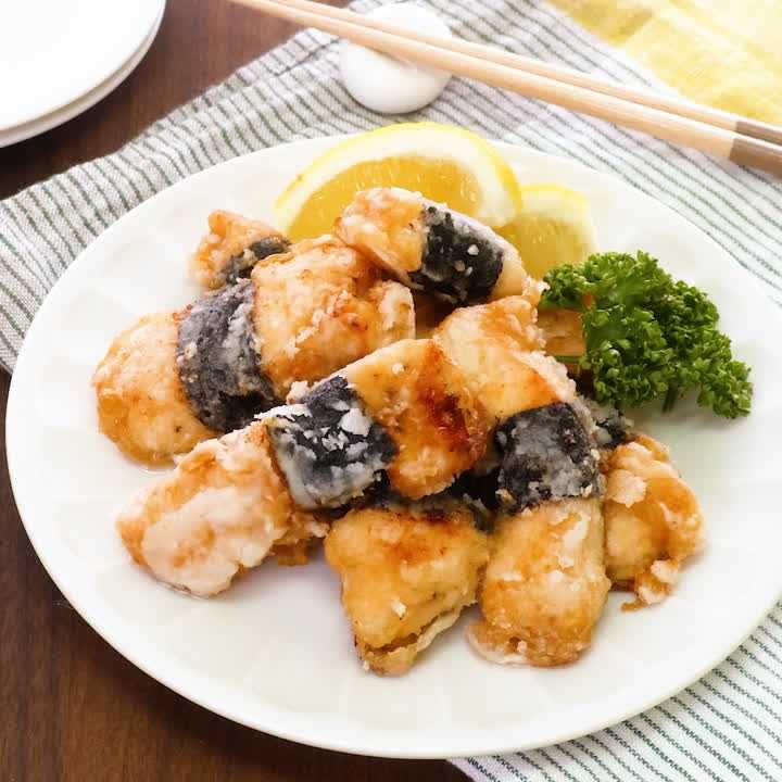 鶏むね肉の磯辺揚げ