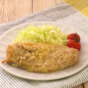 「揚げない！豚肉とこんにゃくのミルフィーユかつ」のレシピ動画