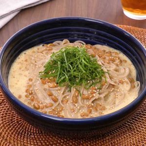 「ふわとろ冷し蕎麦」のレシピ動画