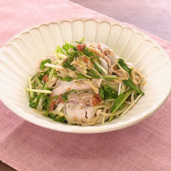 梅みそ豚しゃぶ