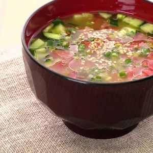 「ローMISOスープ」のレシピ動画