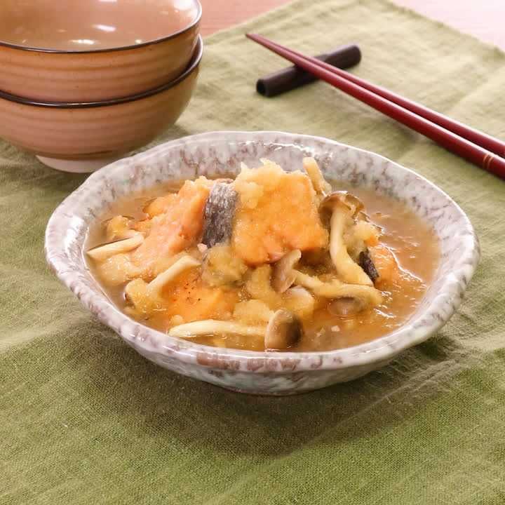 鮭ときのこのみぞれ煮