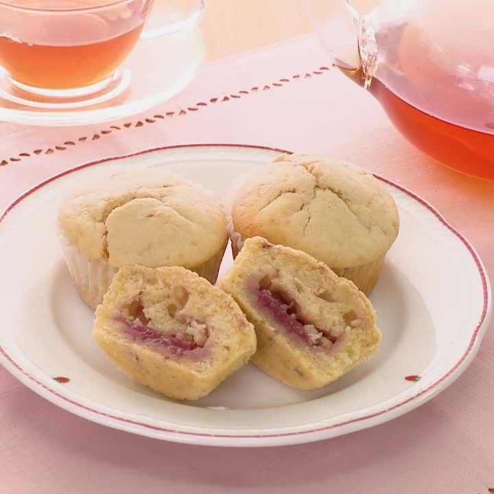 いちごのヨーグルトマフィン