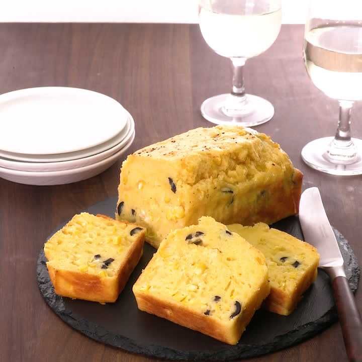 とうもろこしのケークサレ