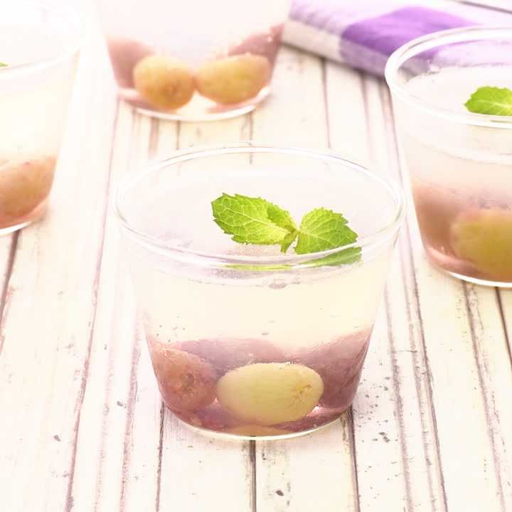 ぶどうのサイダーゼリー