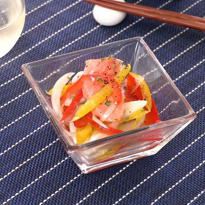 簡単おつまみ シーフードと玉ねぎのマリネのレシピ動画 作り方 Delish Kitchen