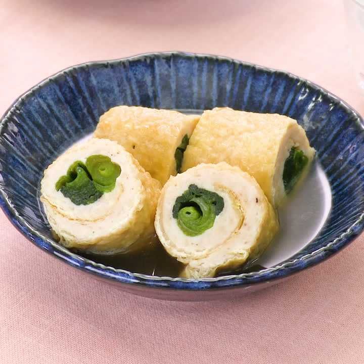 鶏ひき肉の信田巻き