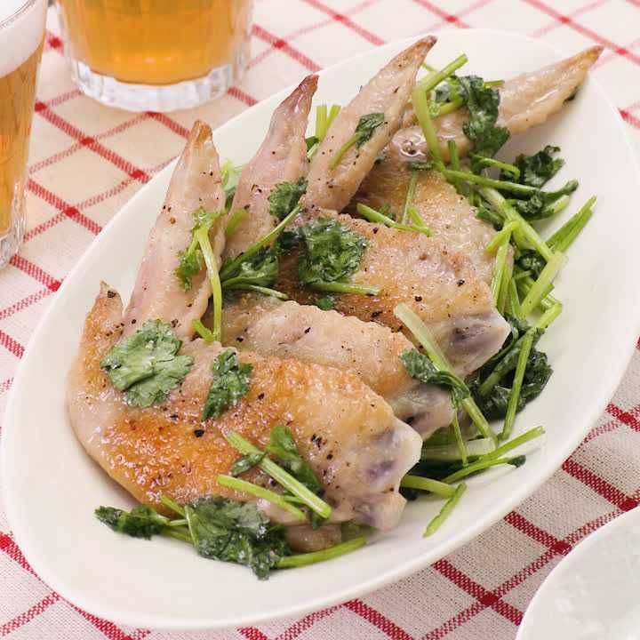 手羽先のエスニック和え