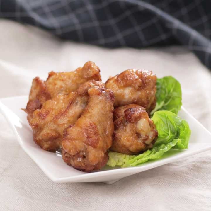 手羽元のガーリック唐揚げ