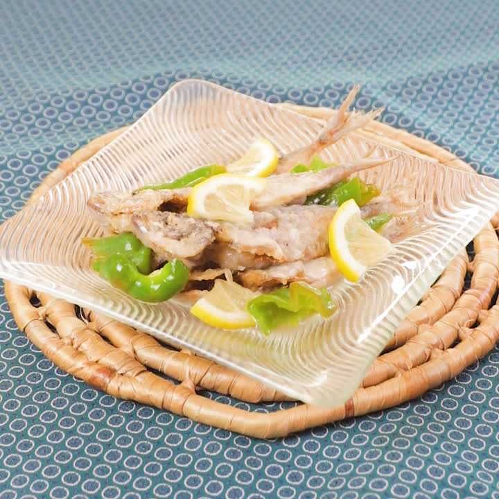 小アジのレモンマリネ