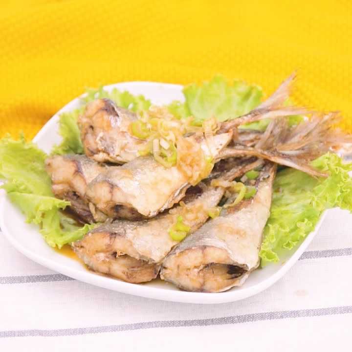 アジのねぎソースあえ