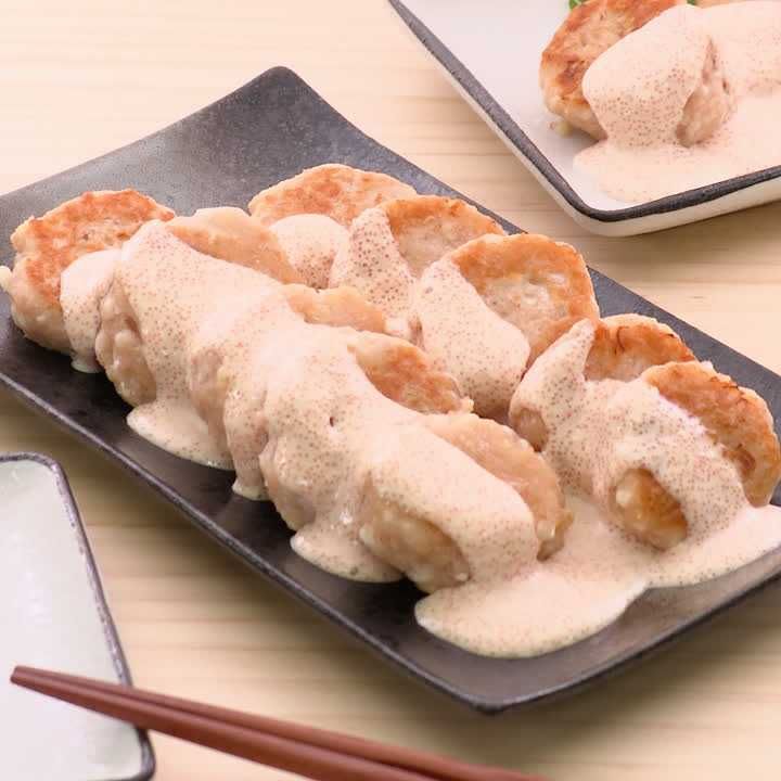 ふわふわ明太つくね