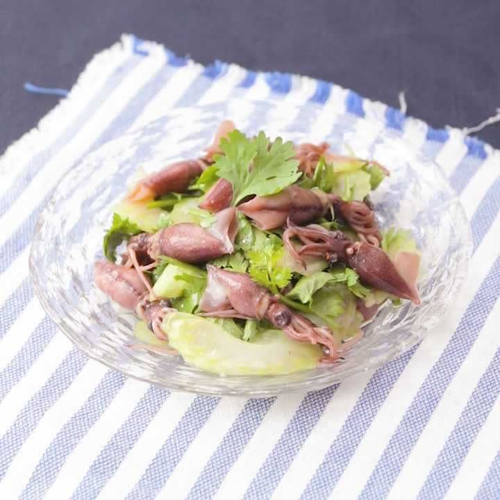 ほたるいかとセロリのエスニックサラダ