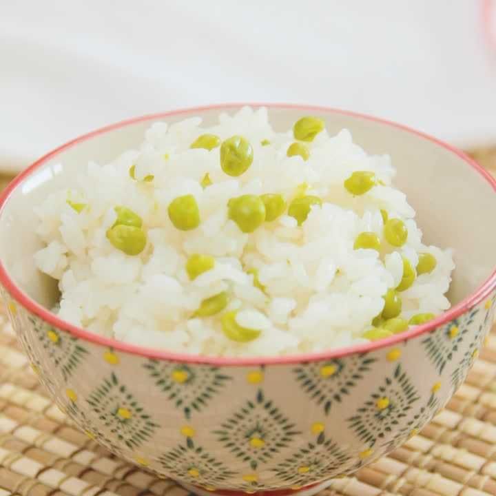 グリーンピースごはん