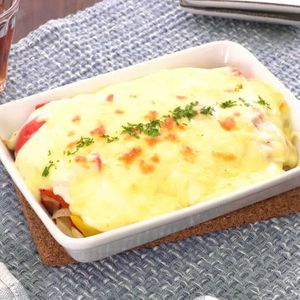 「マカロニの代わりに豆腐グラタン」のレシピ動画