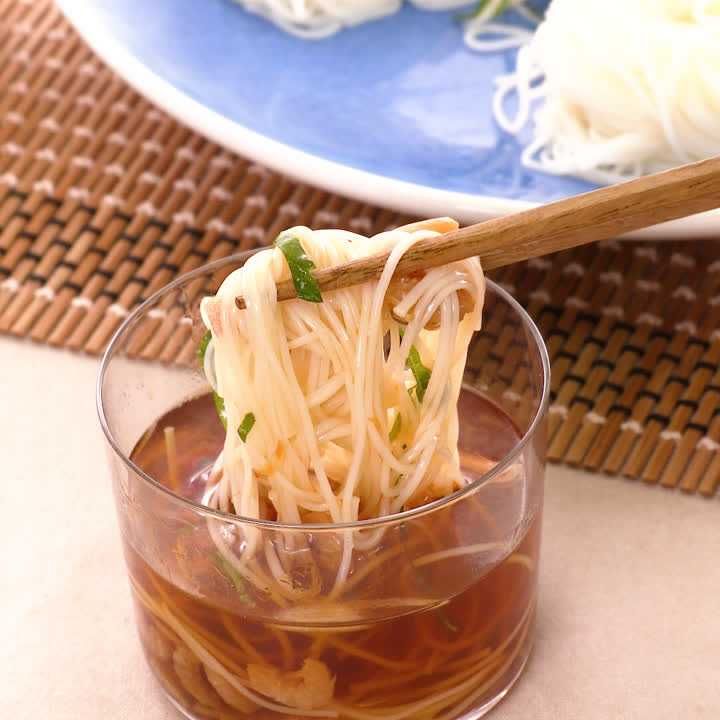 干しえびだしのそうめん