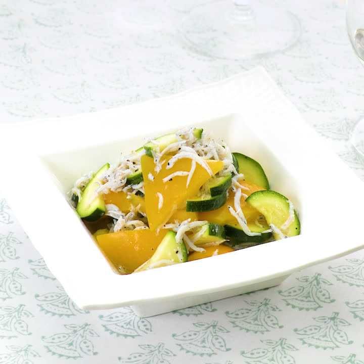 パプリカとしらすのマリネ