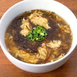 もずくと卵の中華スープ