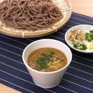 「香味だれのざるそば」のレシピ動画
