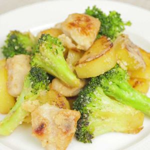 ブロッコリーと鶏肉のチーズソテー