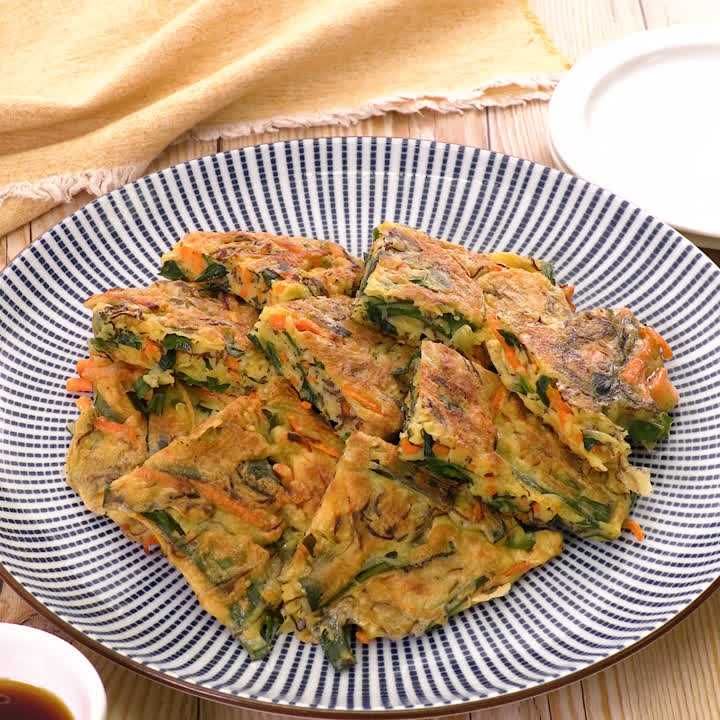 もずくとニラのチヂミ