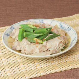 「豚肉と大根の梅だれ蒸し」のレシピ動画