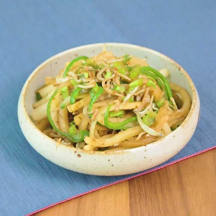 しらすと大根のおかか醤油炒め