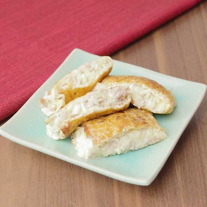 油揚げのツナチーズはさみ焼き