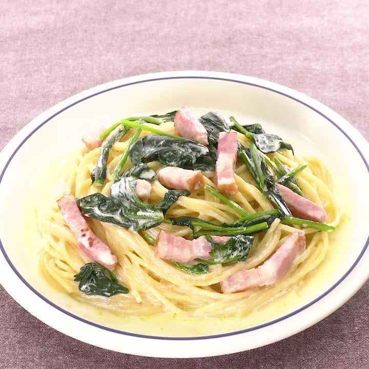 ベーコンスパゲッティのレシピ