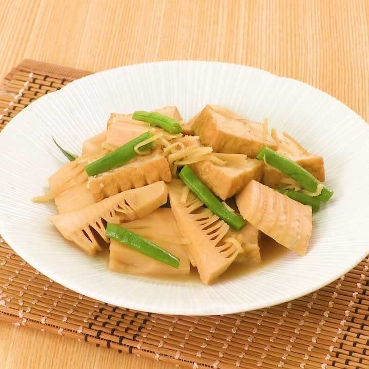 たけのこと厚揚げの煮物