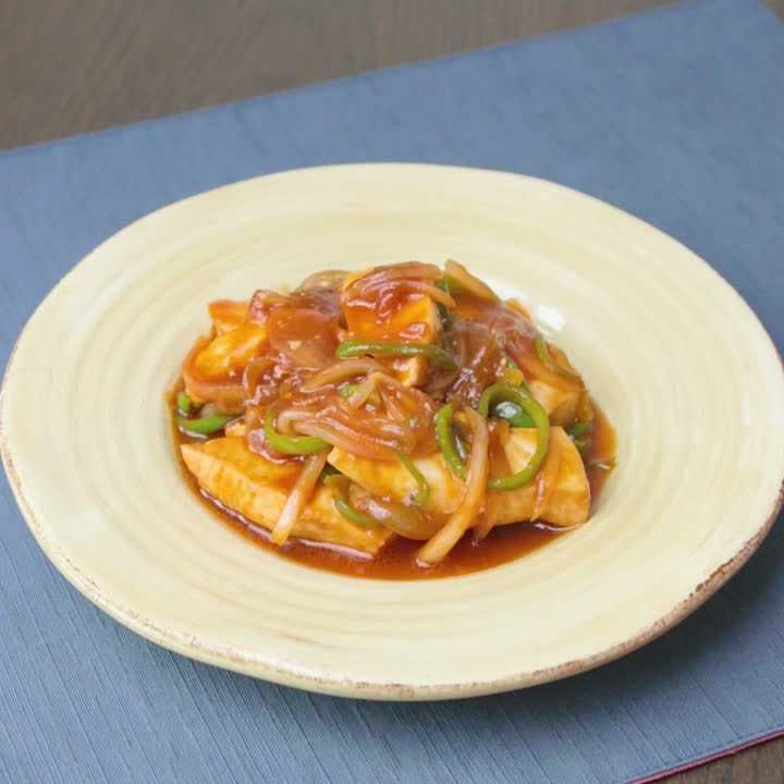 メカジキのケチャップ炒め