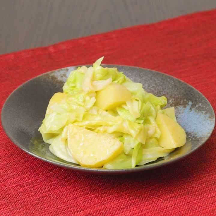 じゃがいものからしみそ和え