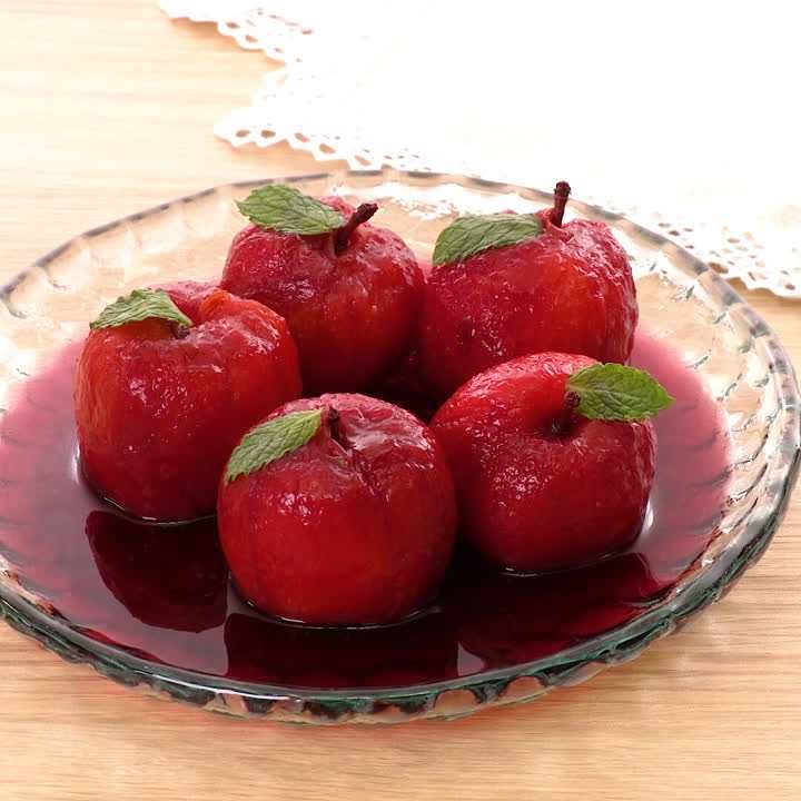 プラムのコンポート