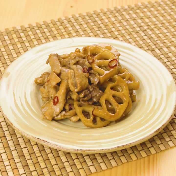 豚ロースとれんこんのきんぴら