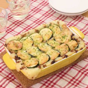 「マッシュポテトの重ね焼き」のレシピ動画