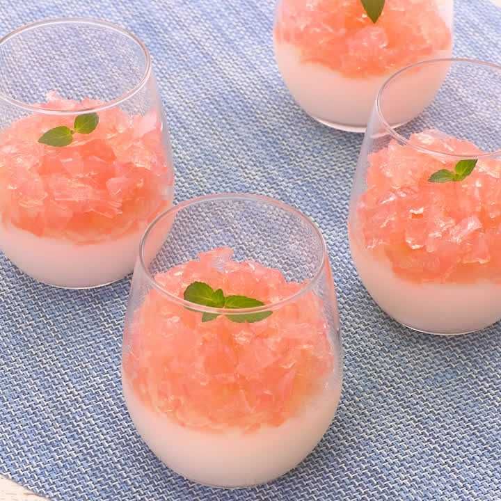 さっぱり2色寒天