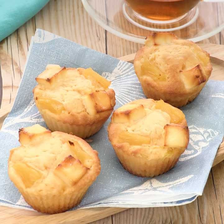 パイナップルとチーズのマフィン