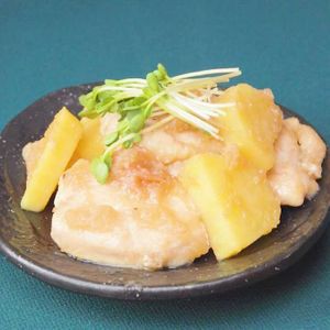 「鶏むね肉の梅みぞれ煮」のレシピ動画