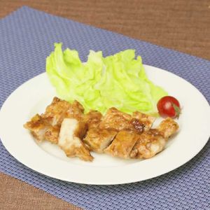 「鶏むね肉のバルサミコ照り焼き」のレシピ動画