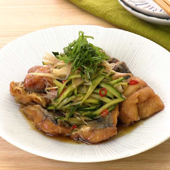 アジとみょうがの南蛮漬け