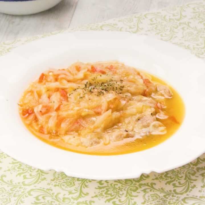 豚肉と玉ねぎのナポリ風ジェノベーゼ