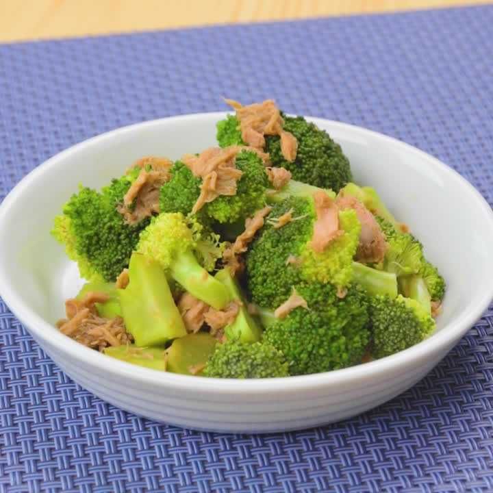 おつまみにおすすめ ブロッコリーとツナのわさび醤油和えのレシピ動画 作り方 Delish Kitchen