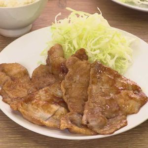 「豚肉の梅だれ焼き」のレシピ動画