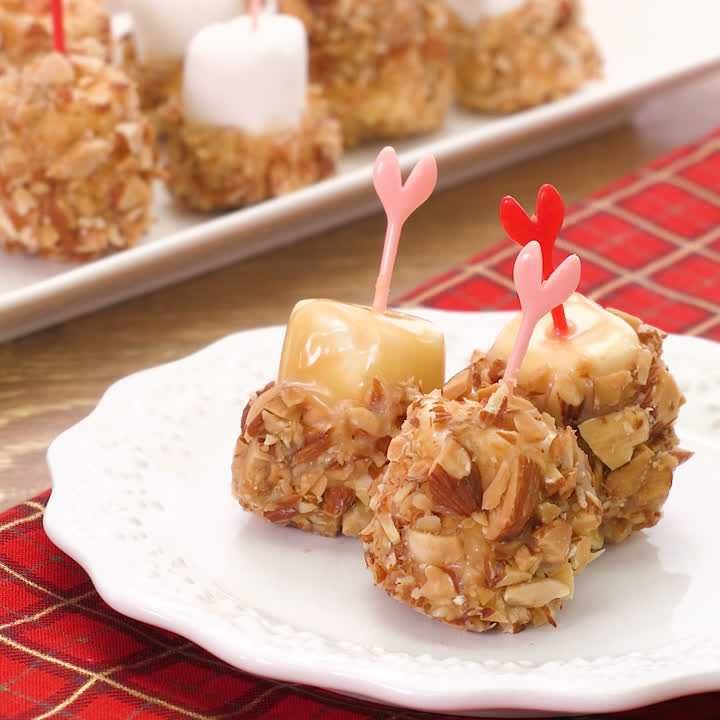 みんなで一緒に♪ マシュマロのキャラメルディップのレシピ動画