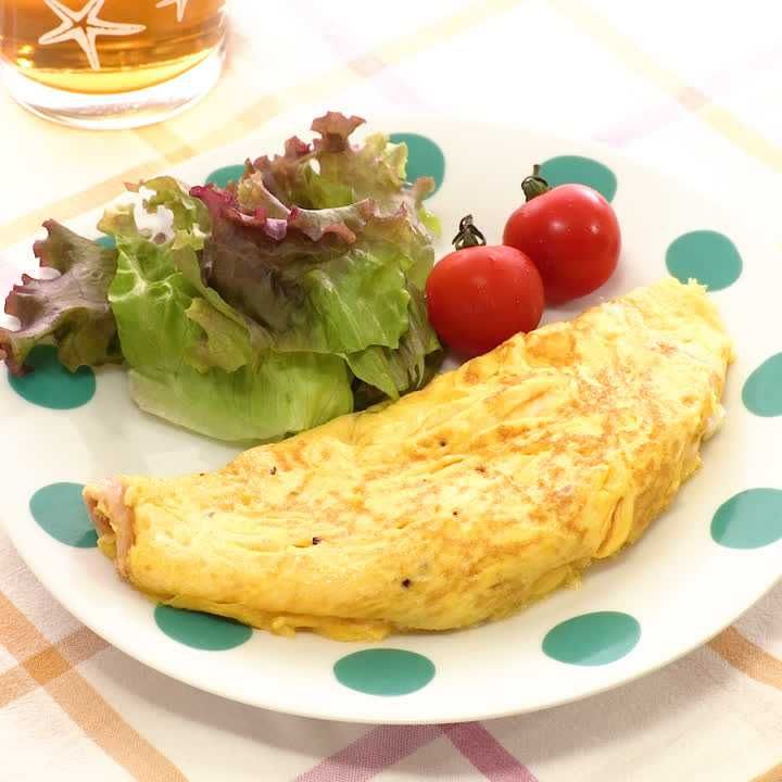 ボンレスハムのオムレツ