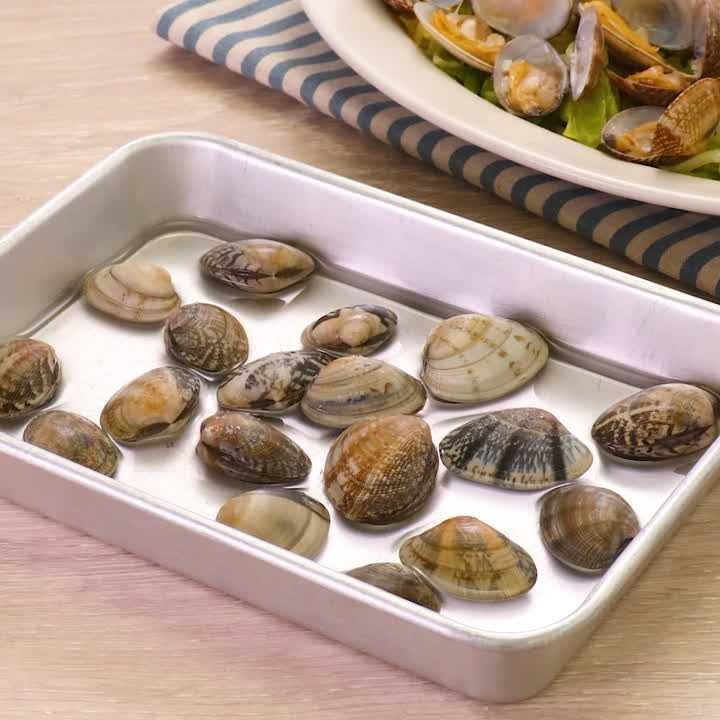 あさりの砂抜き
