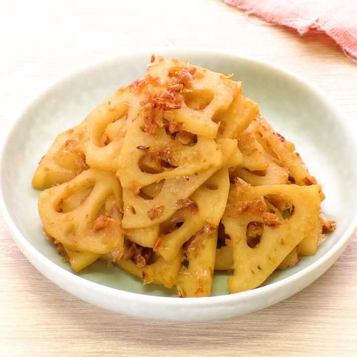 れんこんのおかか炒め
