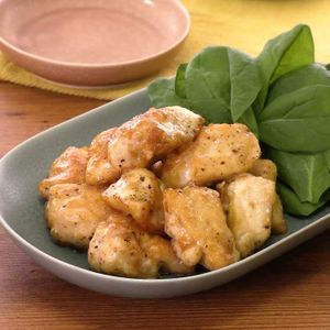 「鶏むね肉のマヨポン酢もっちりチキン」のレシピ動画